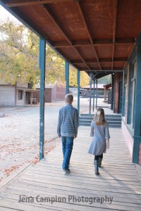 Kids walking away